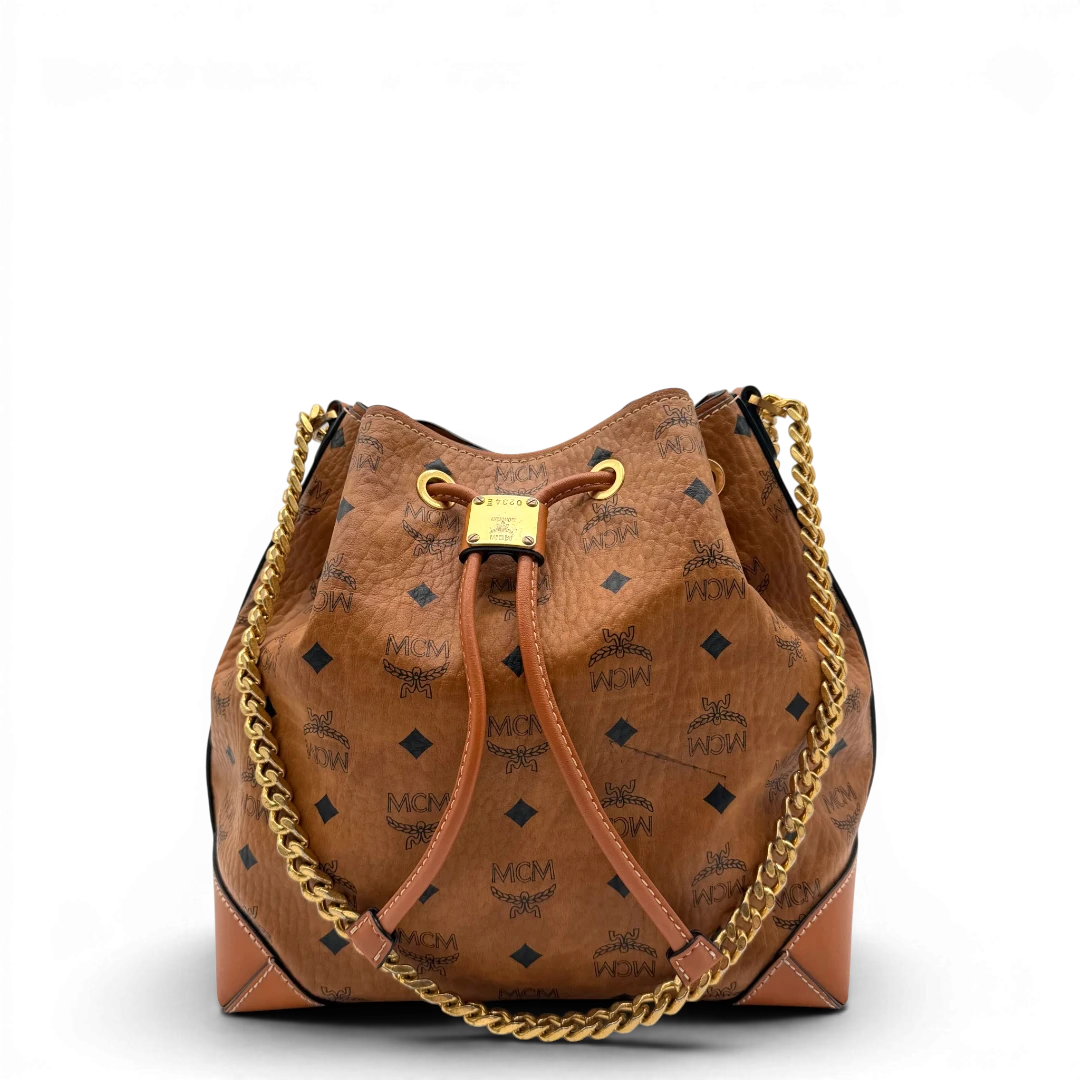 MCM Schultertasche Soft Berlin Bucket