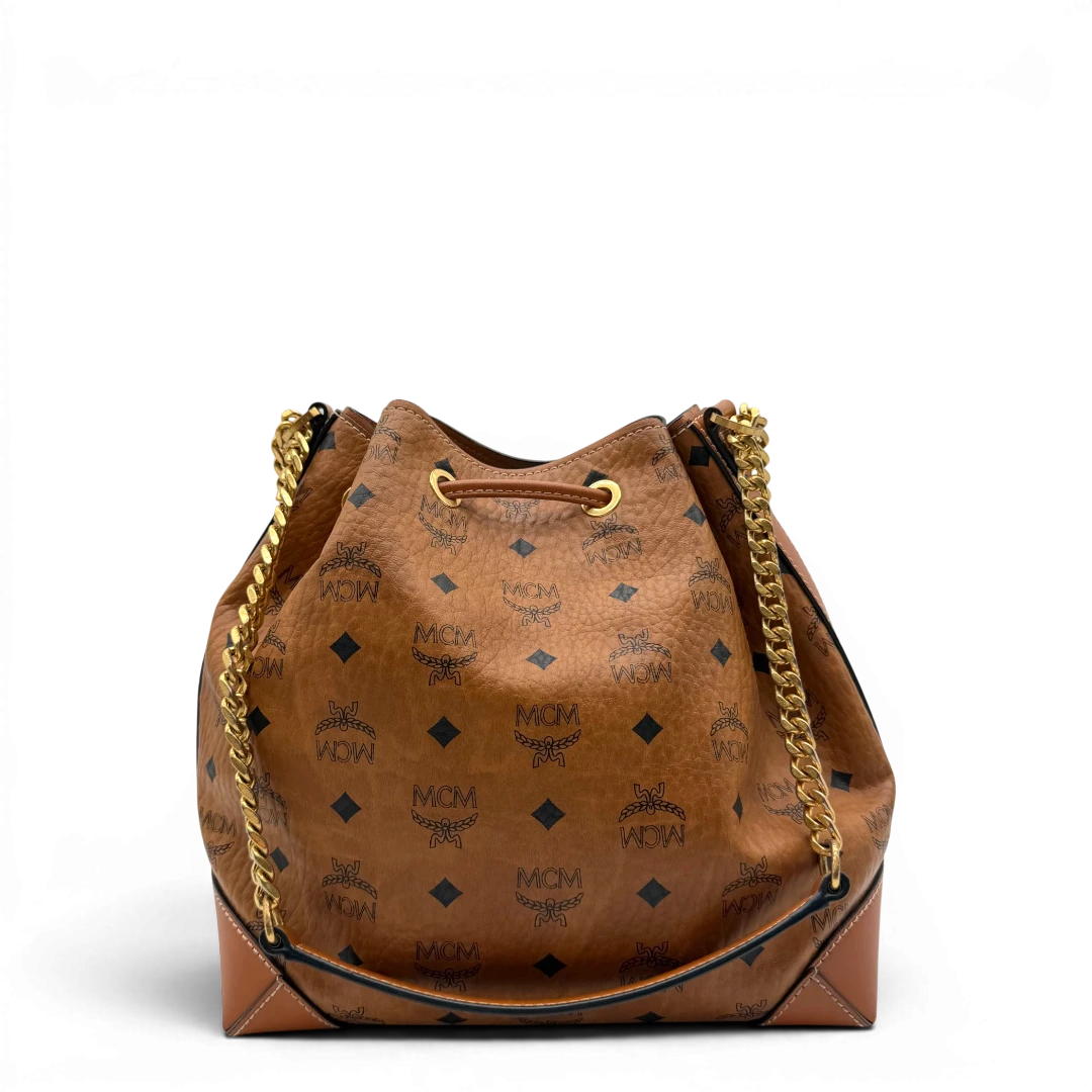 MCM Schultertasche Soft Berlin Bucket
