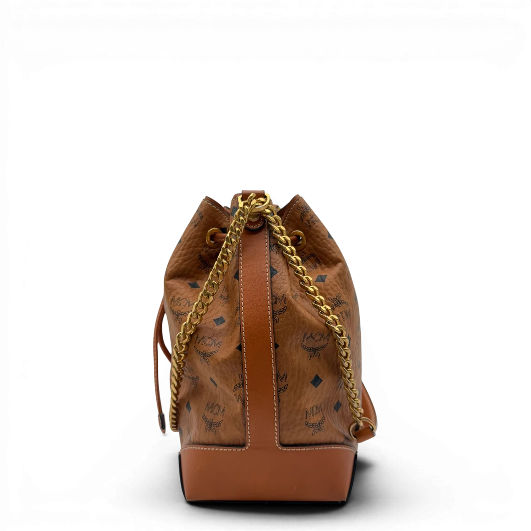 MCM Schultertasche Soft Berlin Bucket