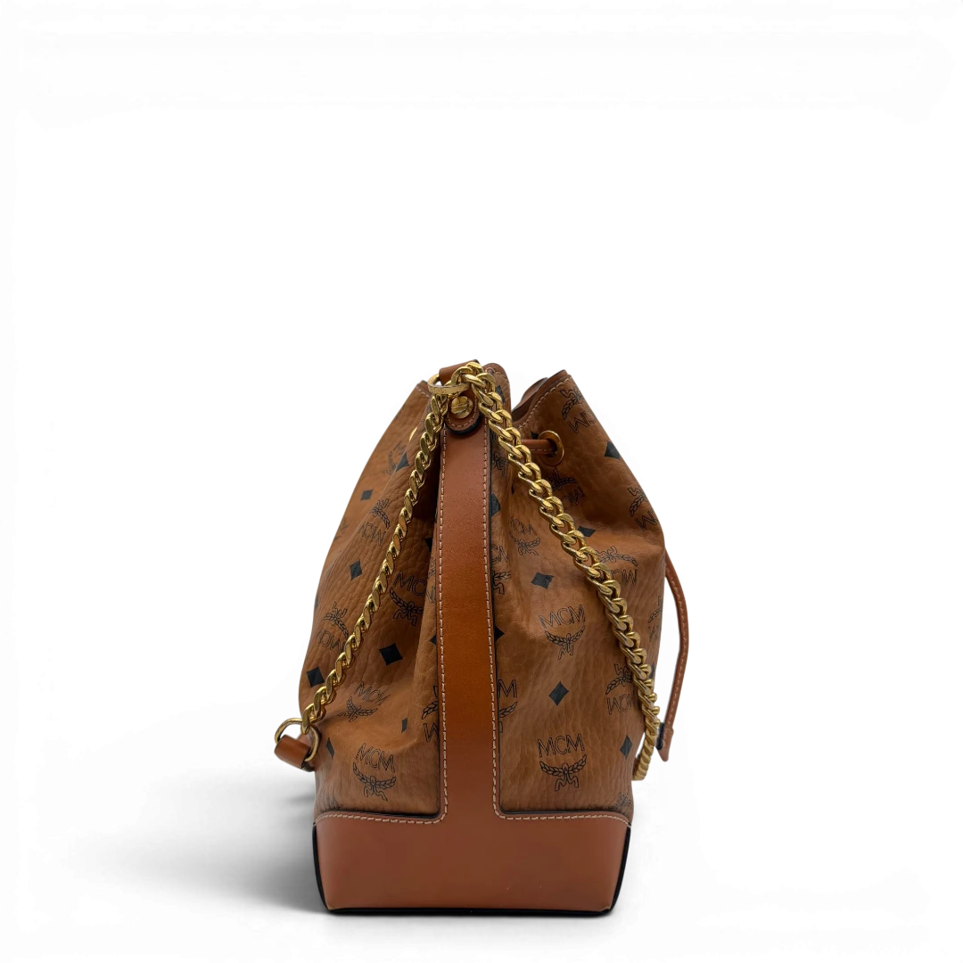 MCM Schultertasche Soft Berlin Bucket
