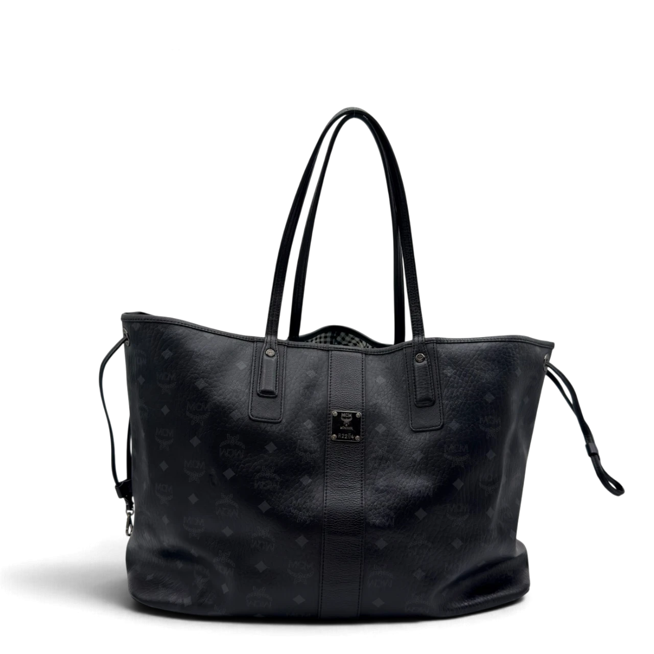 MCM Liz large Visetos shopper black