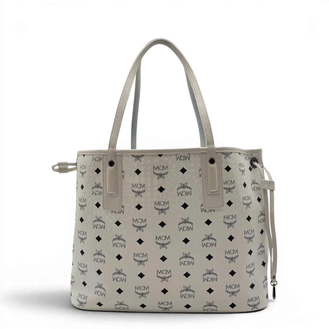 MCM Liz Reversible Tote Bag In Visetos, Medium