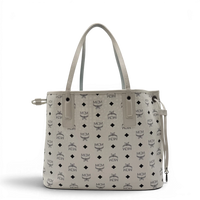 MCM Liz Reversible Tote Bag In Visetos, Medium