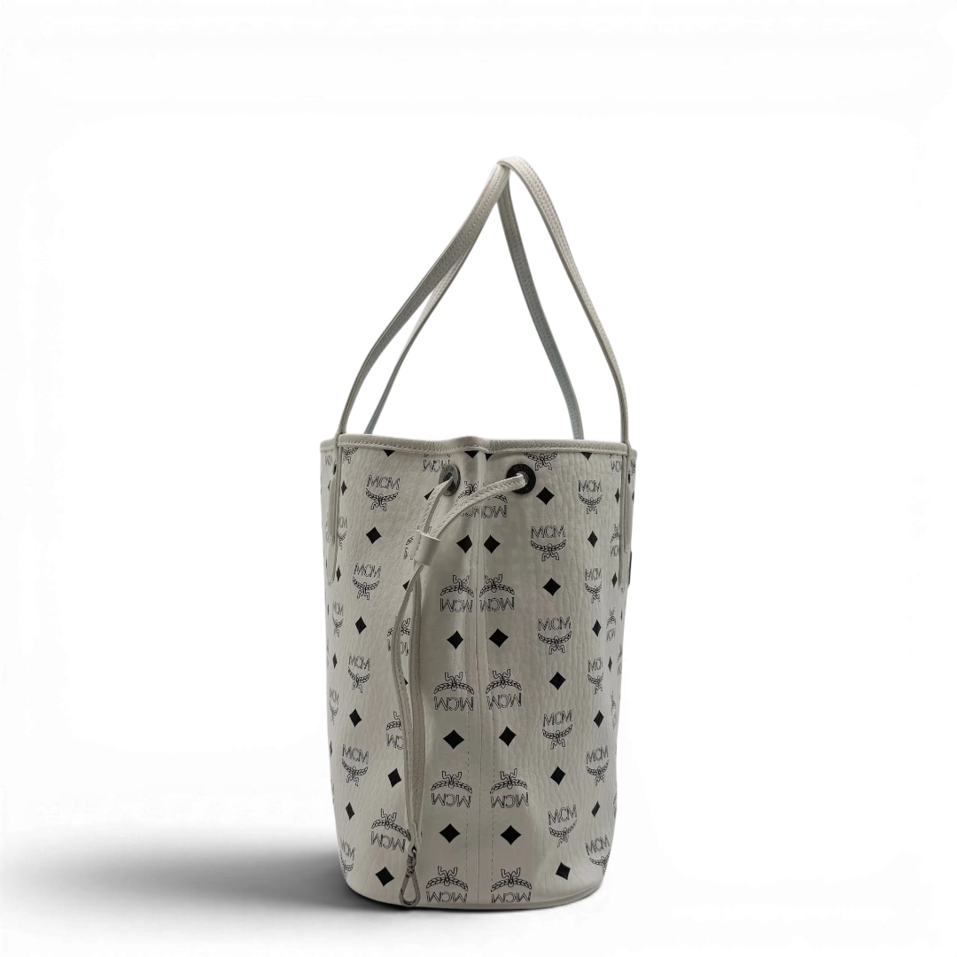 MCM Liz Reversible Tote Bag In Visetos, Medium