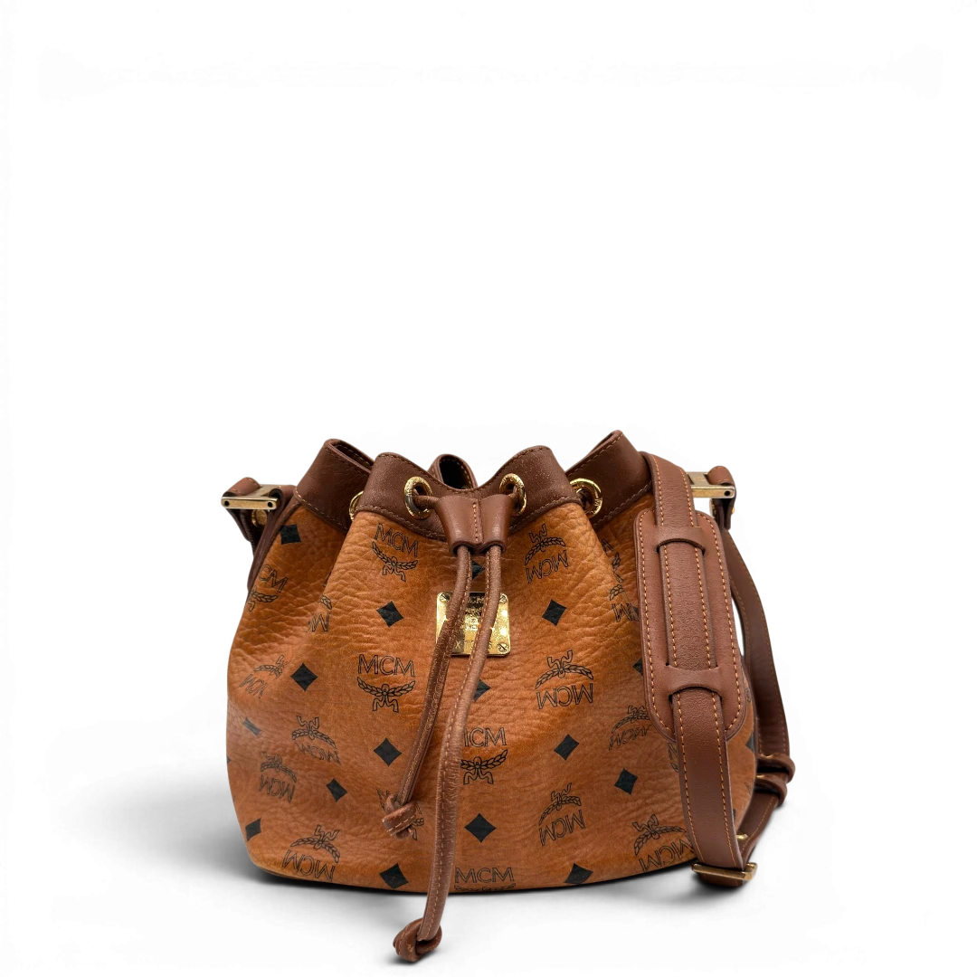 MCM Crossbody Bucket Bag Small