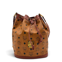 MCM Umhängetasche Bucket visetos braun