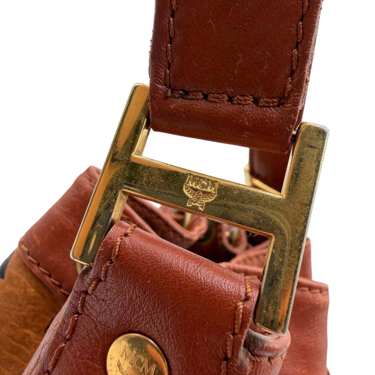 MCM Umhängetasche Bucket visetos braun
