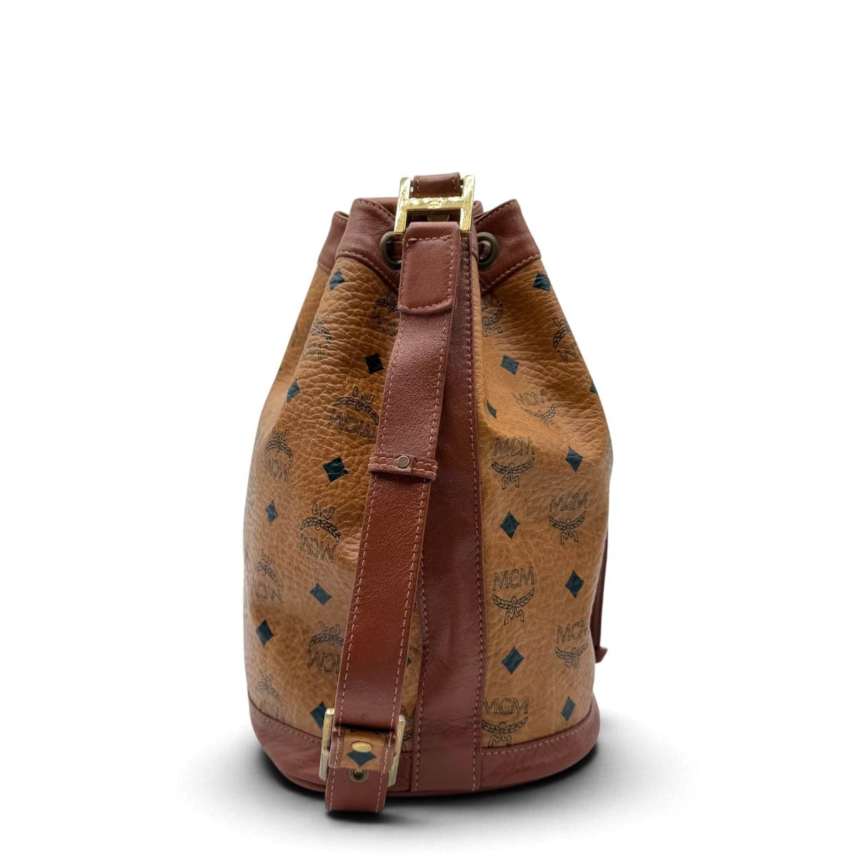 MCM Umhängetasche Bucket visetos braun