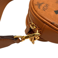MCM Umhängetasche Trio Multi Pochette visetos braun