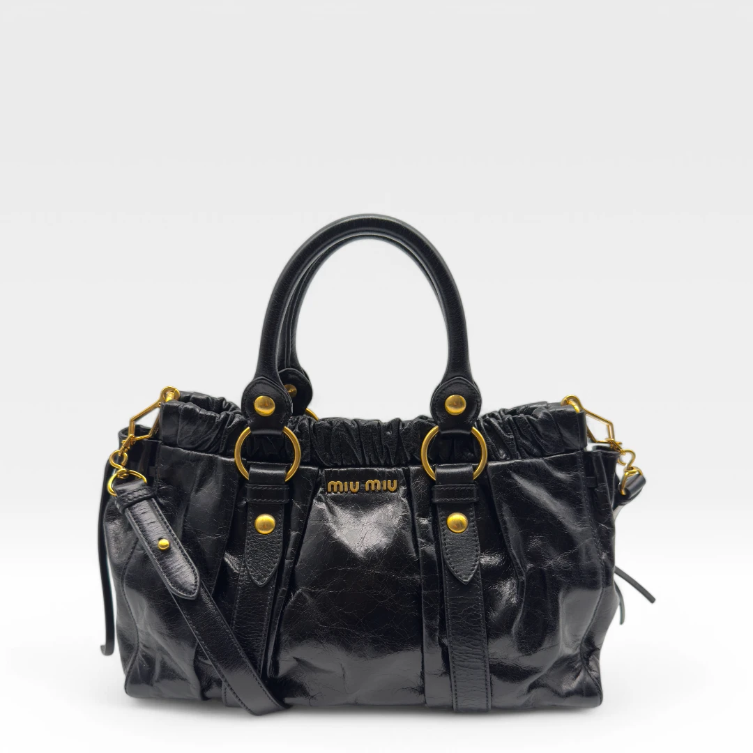 Miu Miu handbag Vitello Lux black