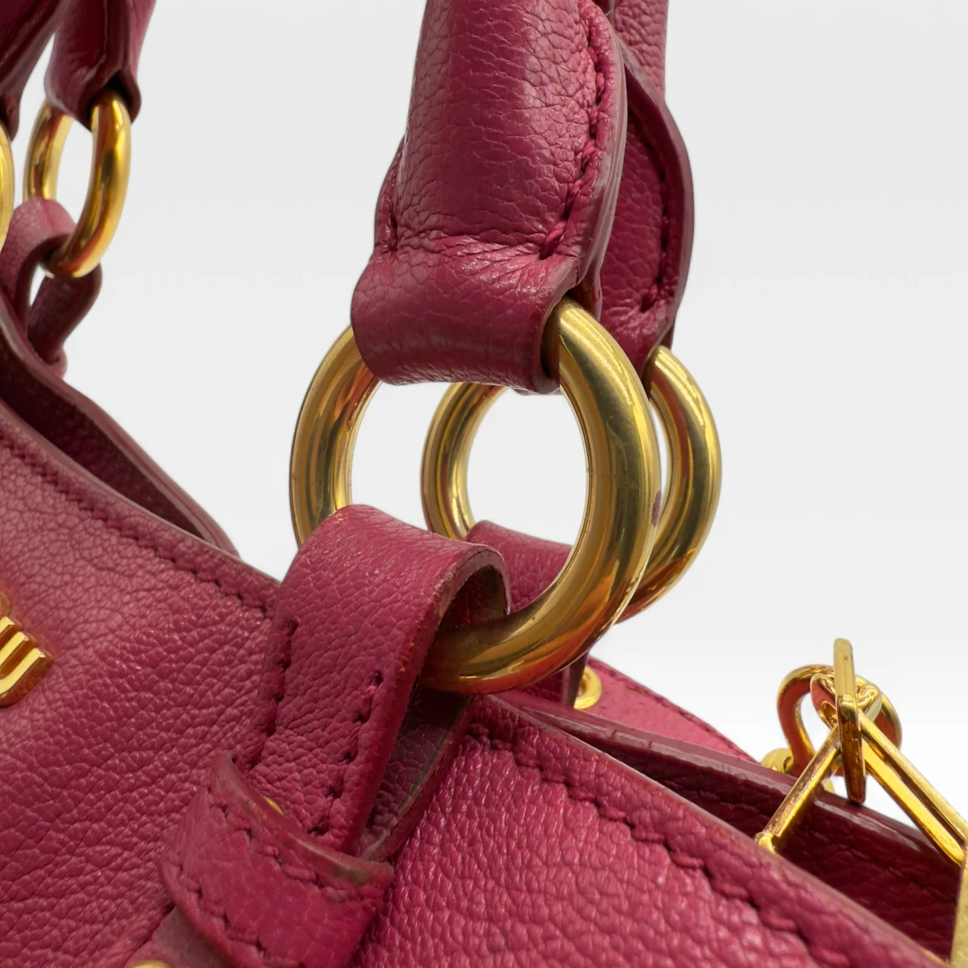 Miu Miu Handtasche Madras pink