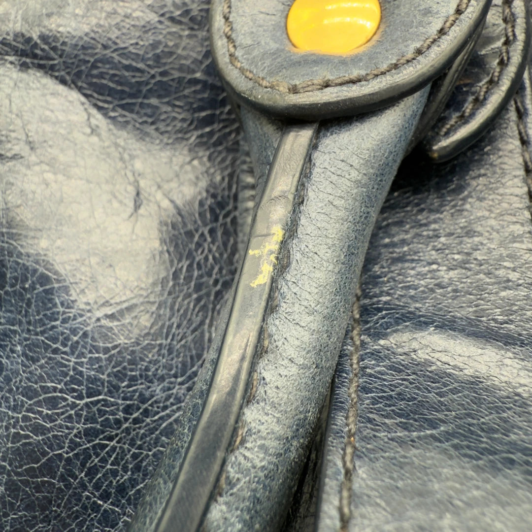 Miu Miu handbag Vitello Lux dark blue
