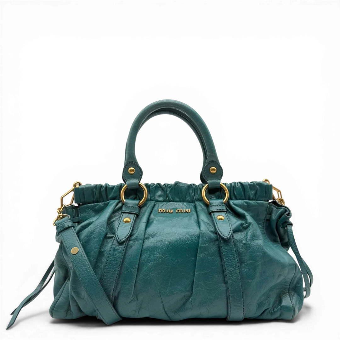 Miu Miu Vitello Lux Handbag