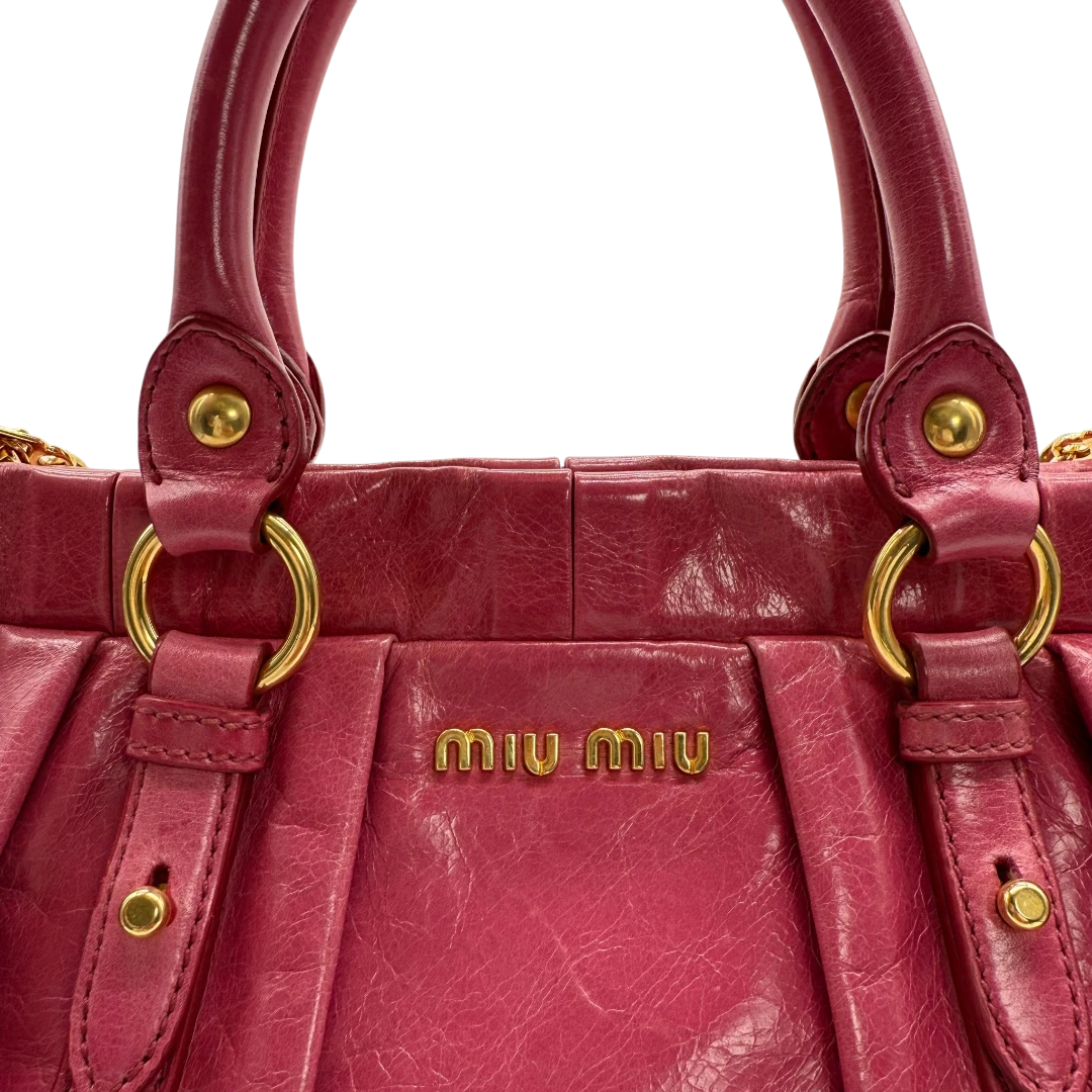 Miu Miu Handtasche Vitello Lux