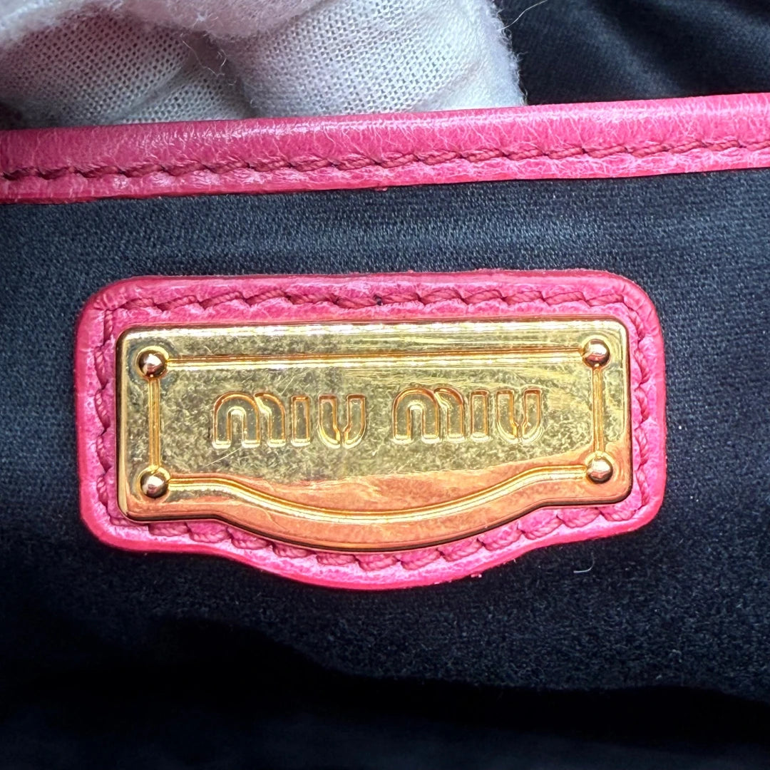 Miu Miu Handtasche Vitello Lux