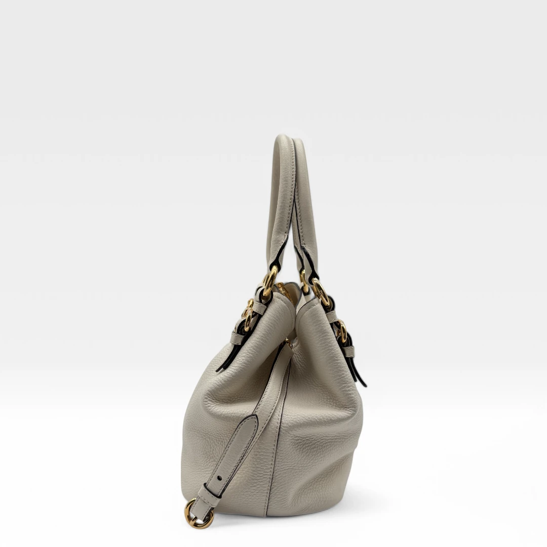 Miu Miu Handtasche Vitello Phenix weiß