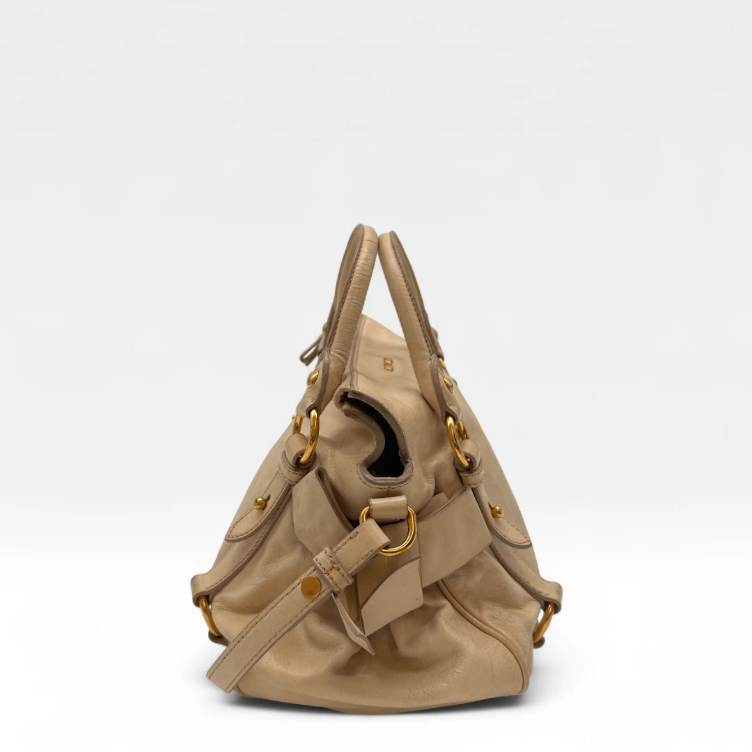 Handtasche Vitello Satchel klein