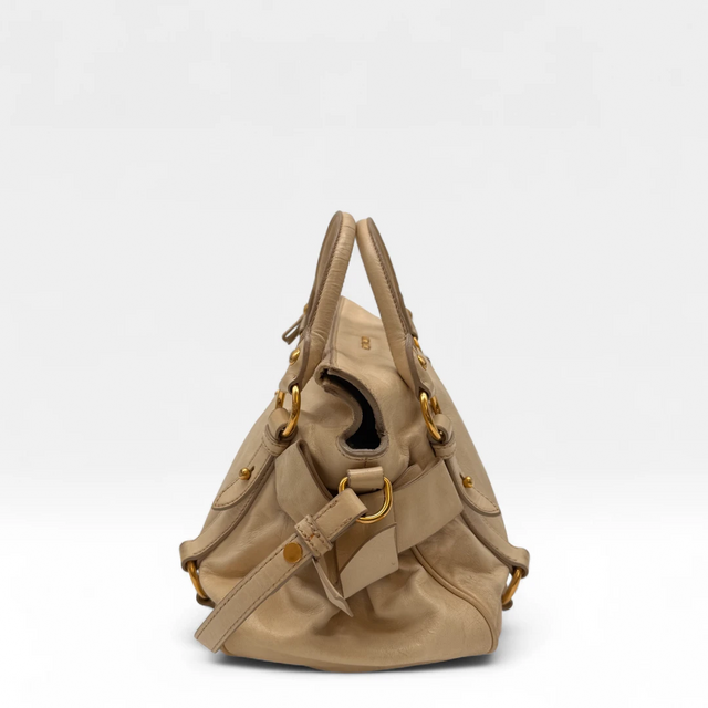 Handtasche Vitello Satchel klein