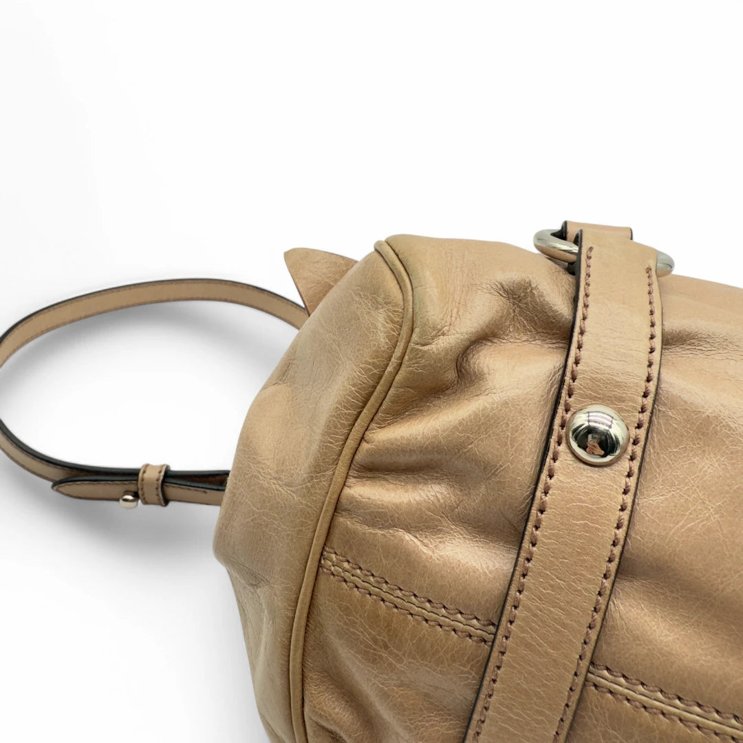 Miu Miu Handtasche Vitello Satchel klein in rosa