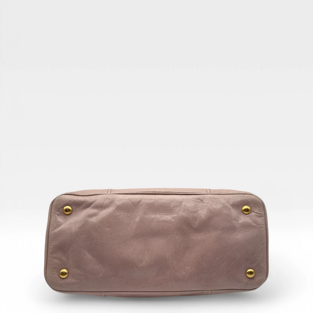Miu Miu Handtasche Vitello Shine rosa