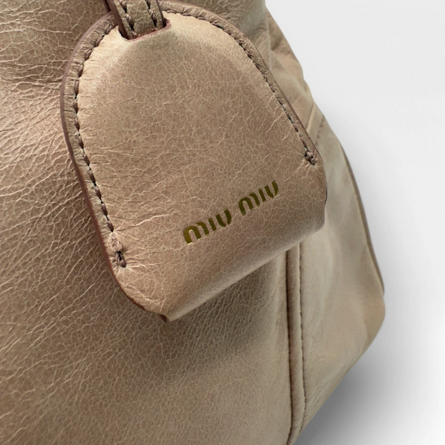 Miu Miu Handtasche Vitello Shine rosa