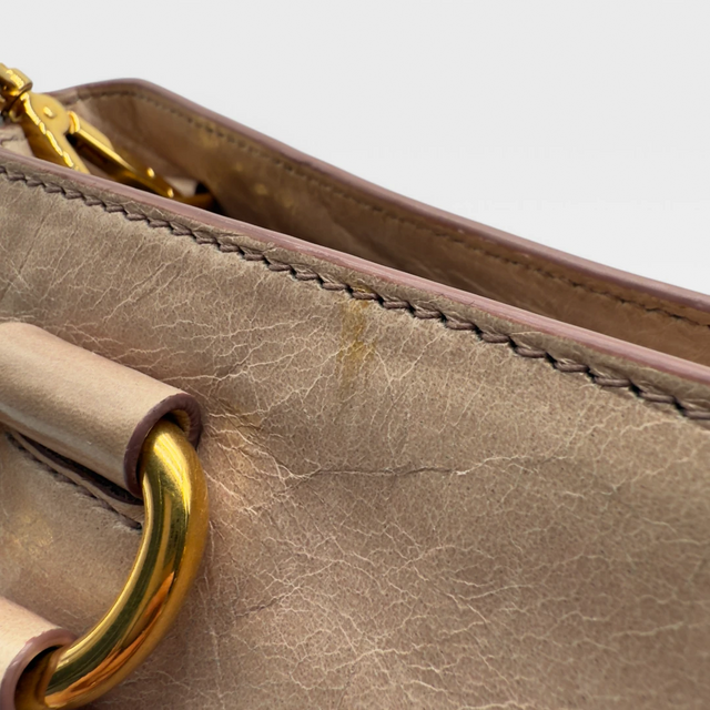 Miu Miu Handtasche Vitello Shine rosa