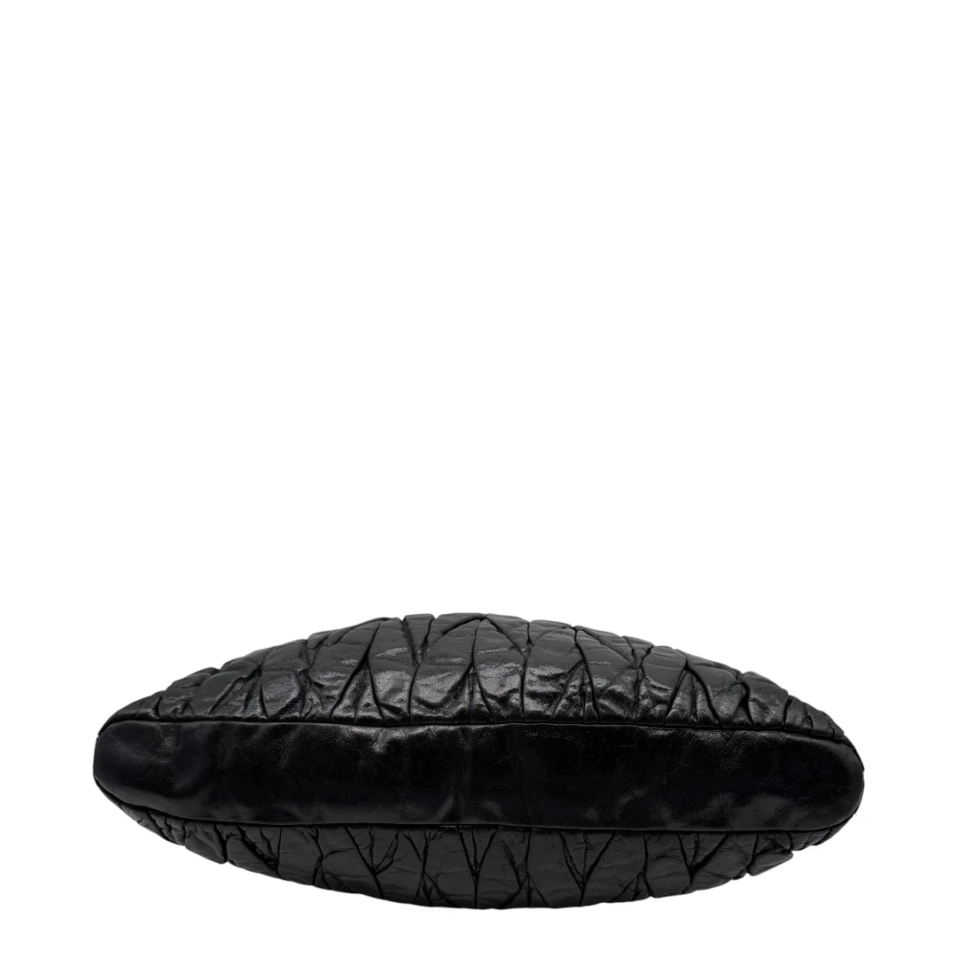 Miu Miu handbag Vitello shopper matelassé black