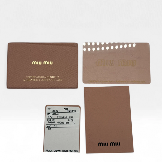 Miu Miu Handtasche Vitello