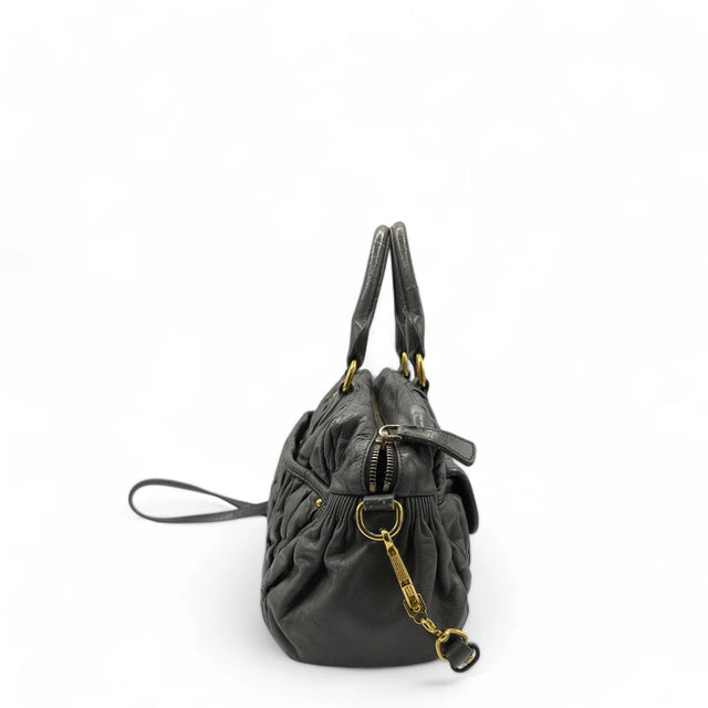 Miu Miu Handtasche länglich grau