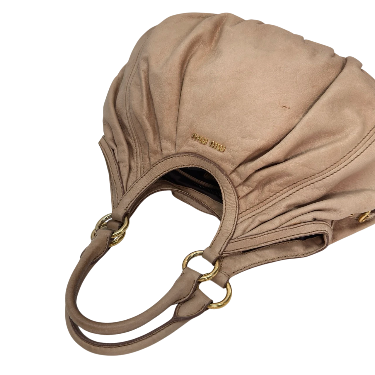 Miu Miu Schultertasche Croissant large