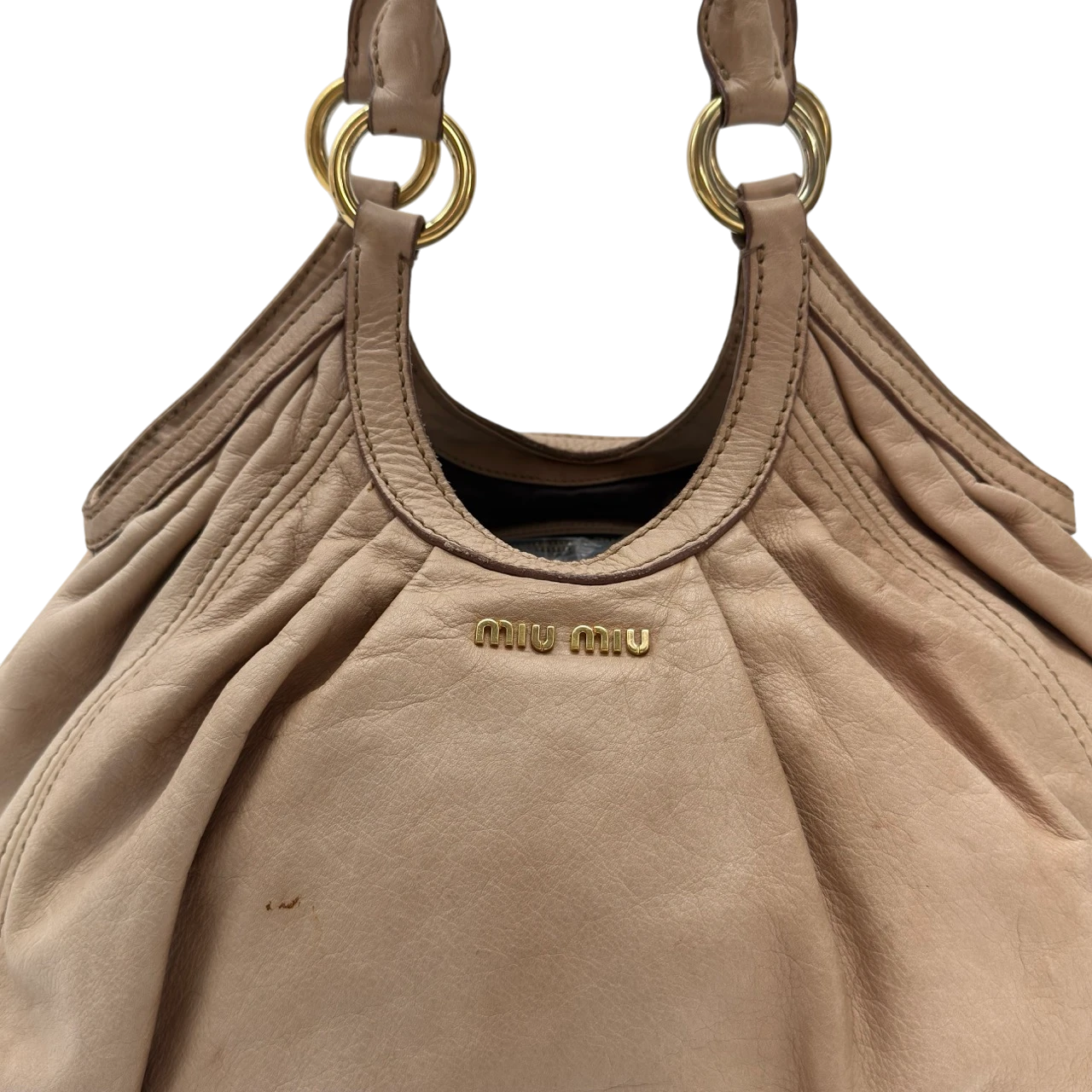 Miu Miu Schultertasche Croissant large
