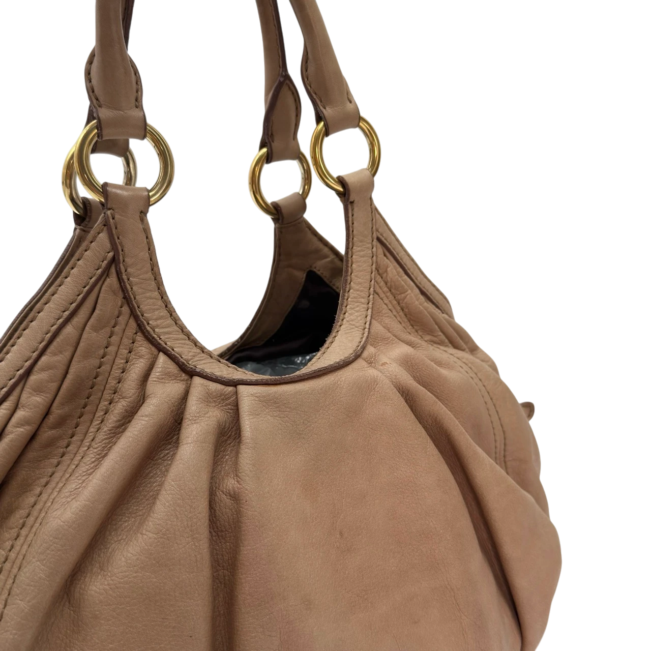 Miu Miu Schultertasche Croissant large