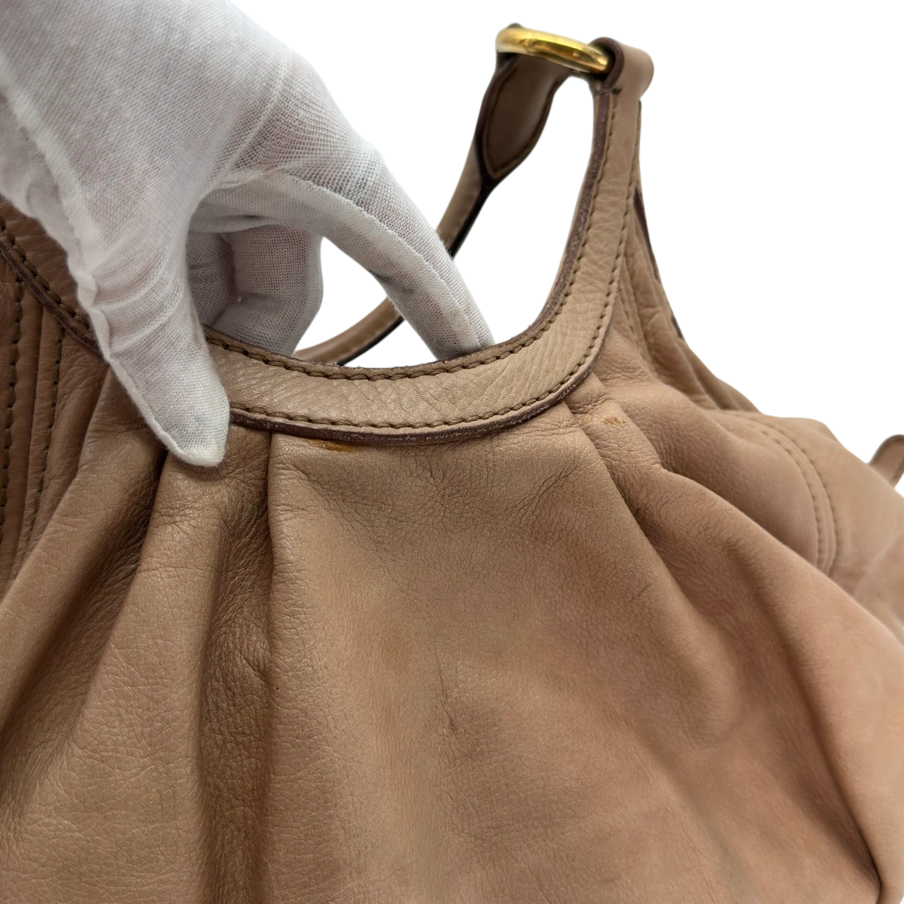 Miu Miu Schultertasche Croissant large