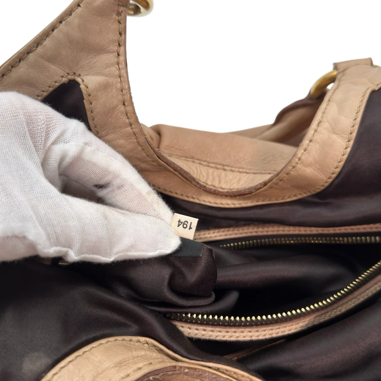 Miu Miu Schultertasche Croissant large