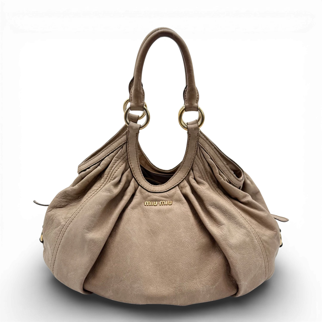 Miu Miu Croissant Large Shoulder Bag