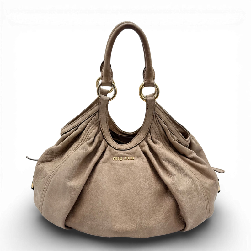 Miu Miu Croissant Large Shoulder Bag