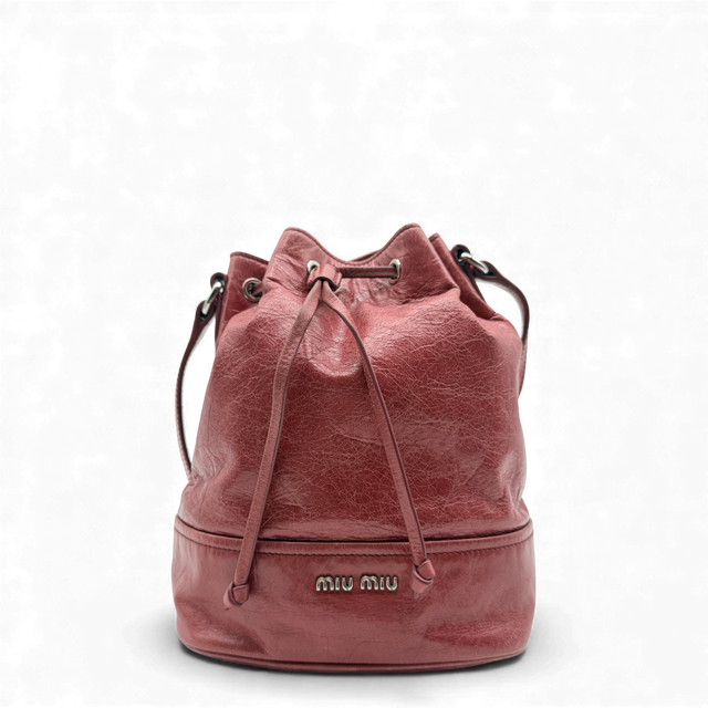 Bucket shoulder bag