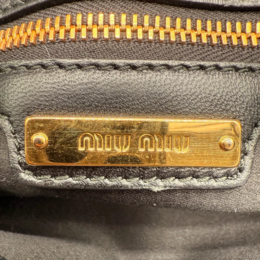 Miu Miu Matelasse shoulder bag