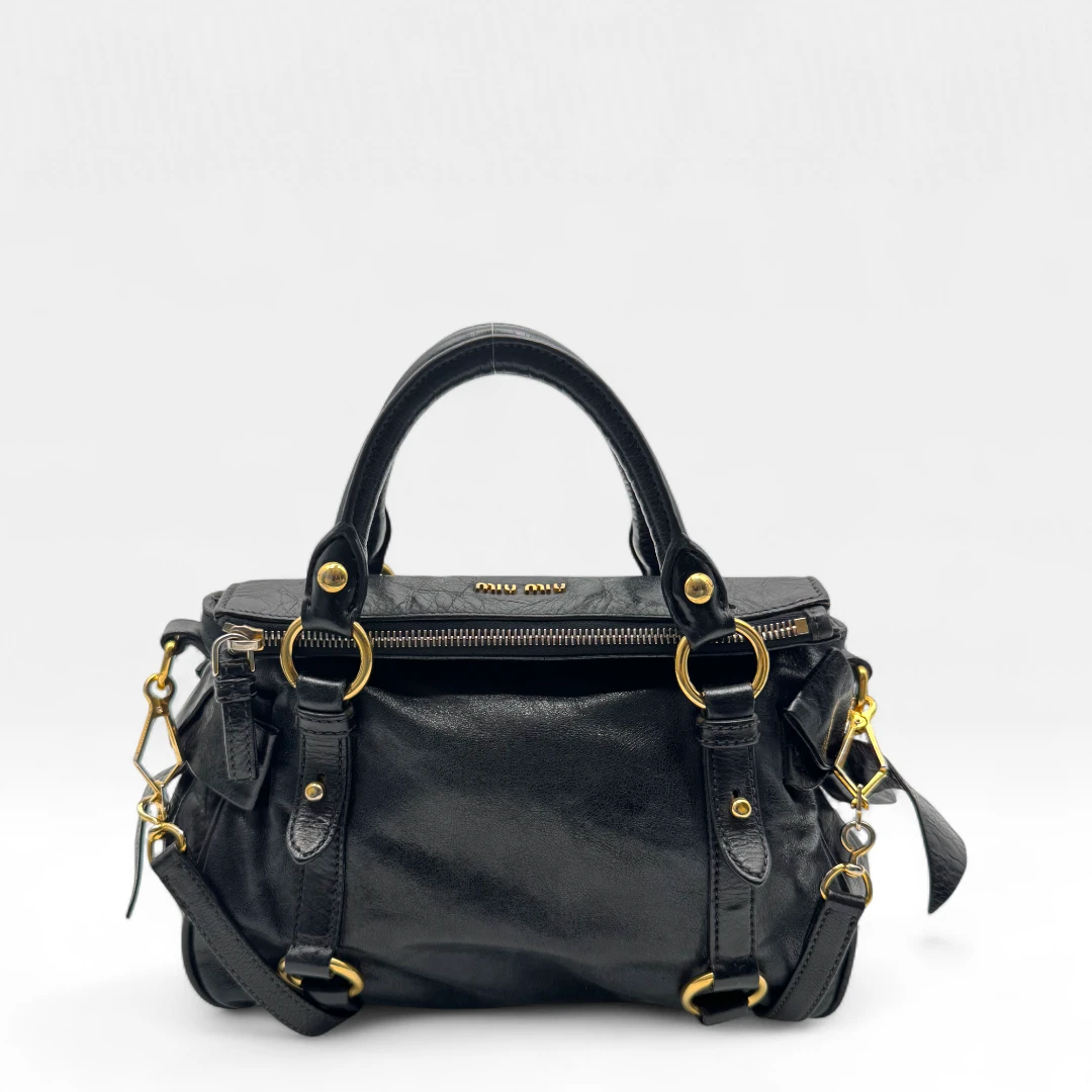 Miu Miu handbag Vitello Satchel small black