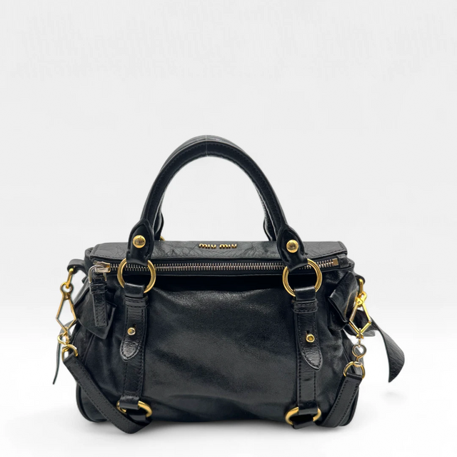 Miu Miu handbag Vitello Satchel small black