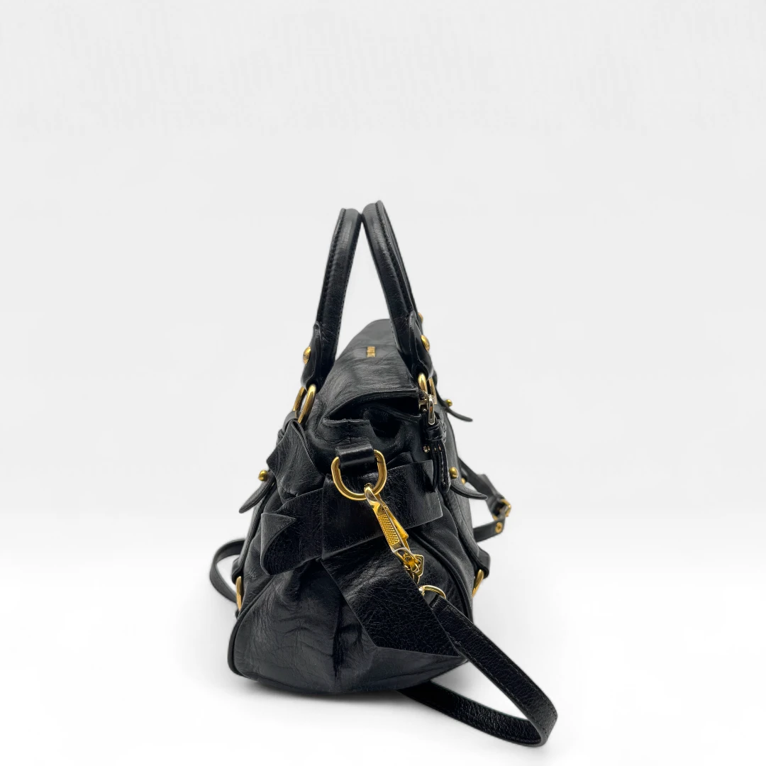 Miu Miu handbag Vitello Satchel small black