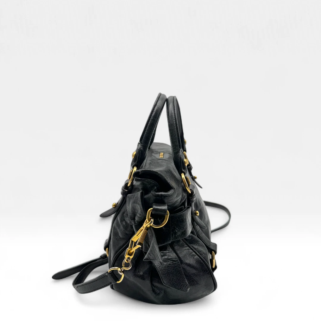 Miu Miu handbag Vitello Satchel small black