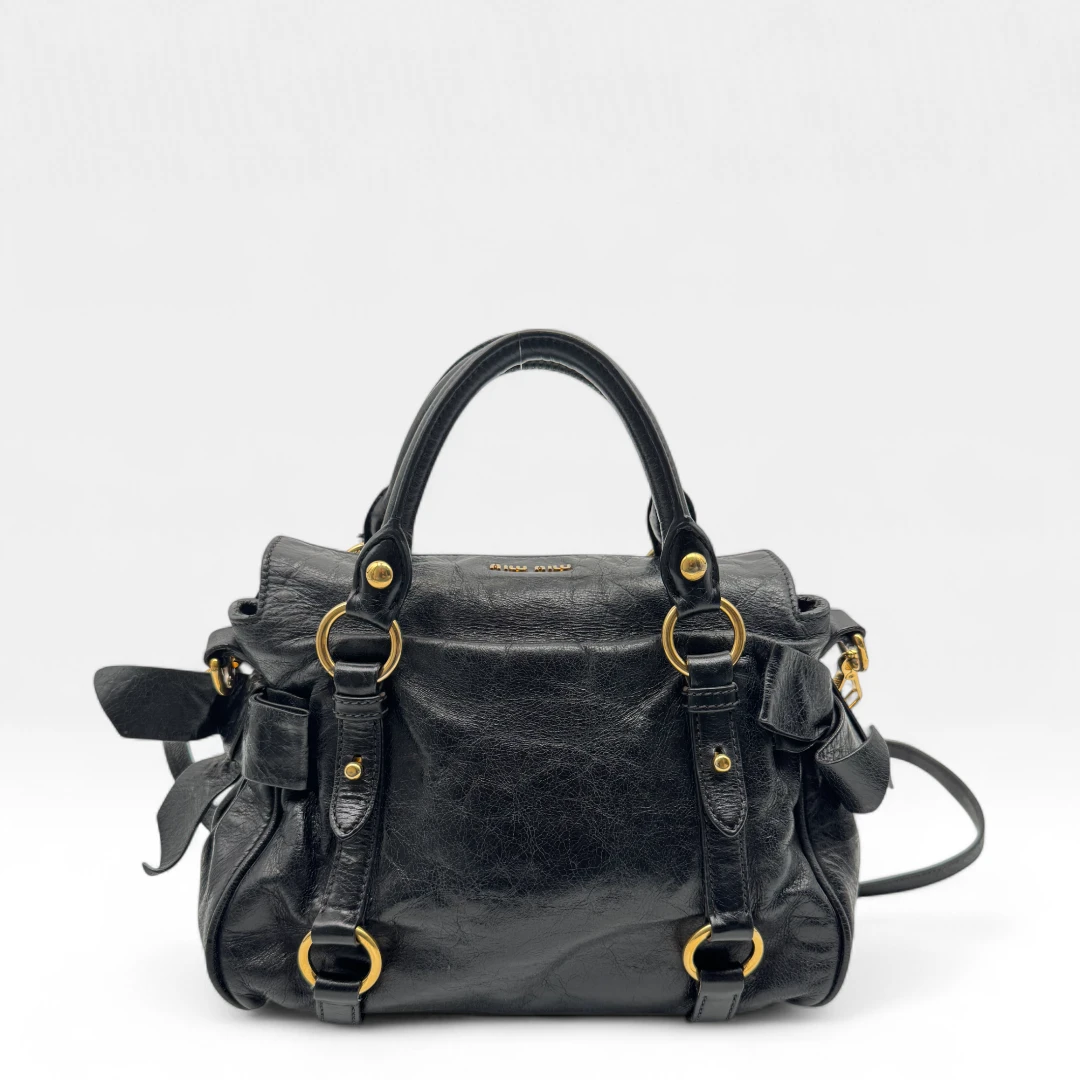 Miu Miu handbag Vitello Satchel small black