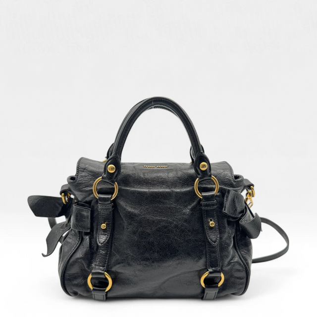 Miu Miu handbag Vitello Satchel small black