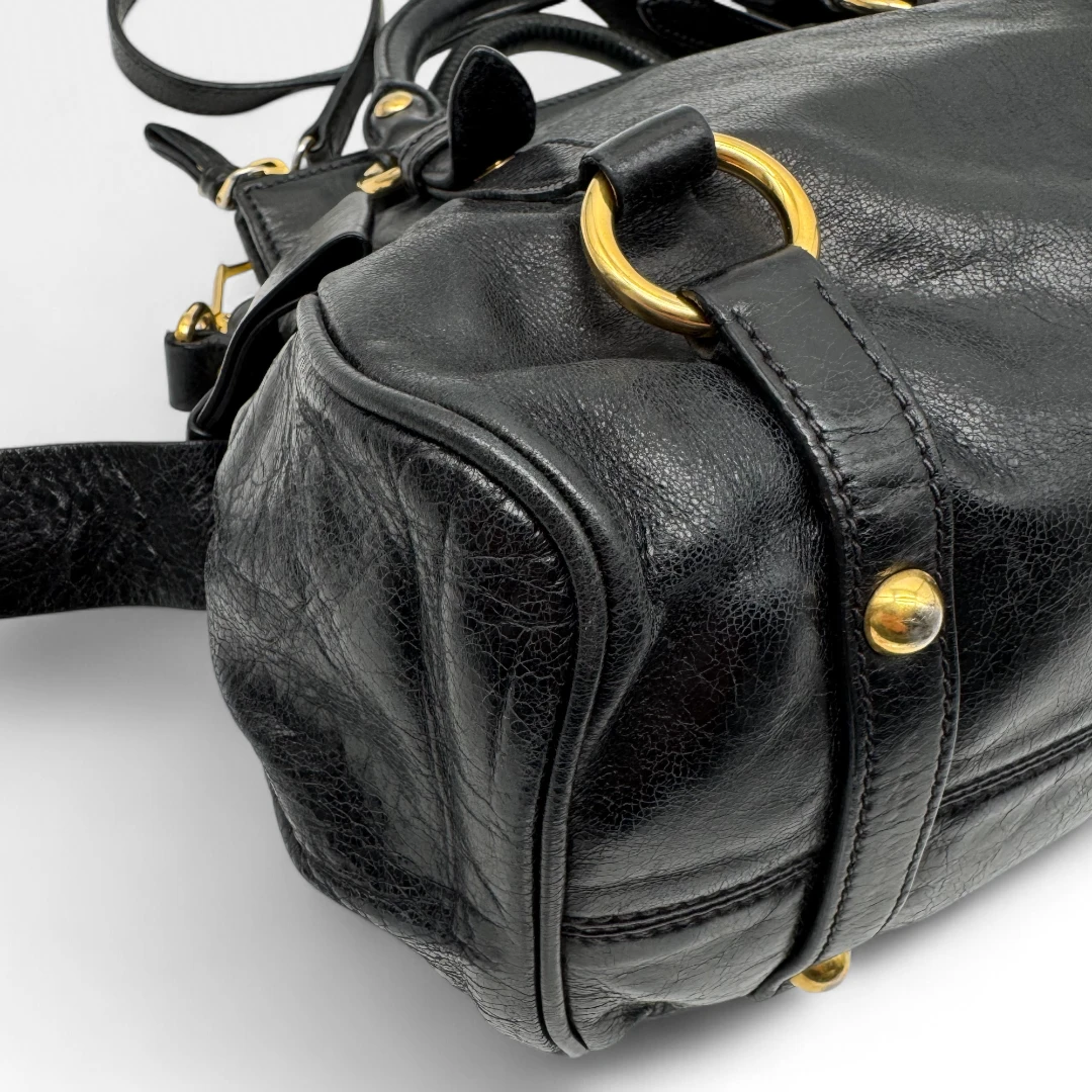 Miu Miu handbag Vitello Satchel small black