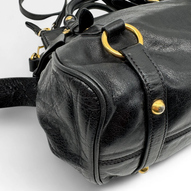 Miu Miu handbag Vitello Satchel small black