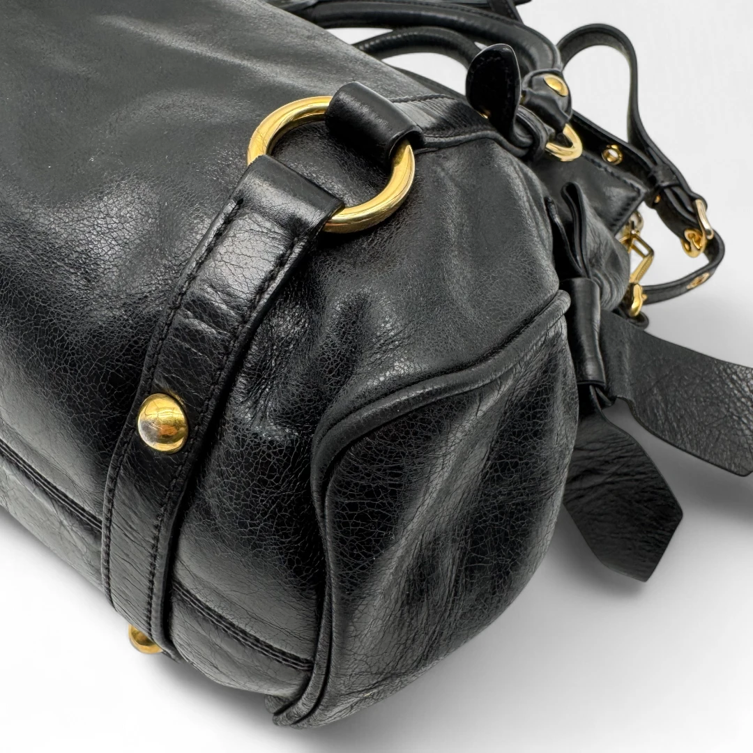 Miu Miu handbag Vitello Satchel small black