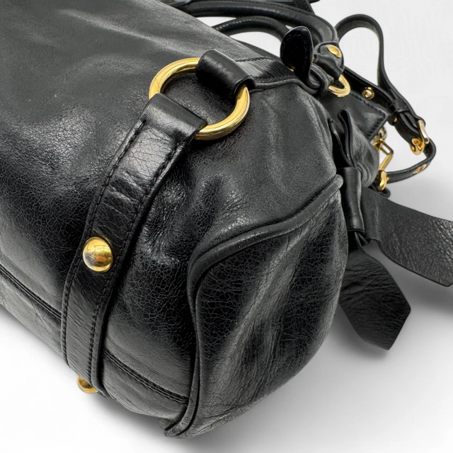 Miu Miu handbag Vitello Satchel small black