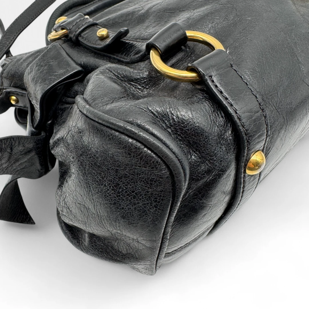 Miu Miu handbag Vitello Satchel small black