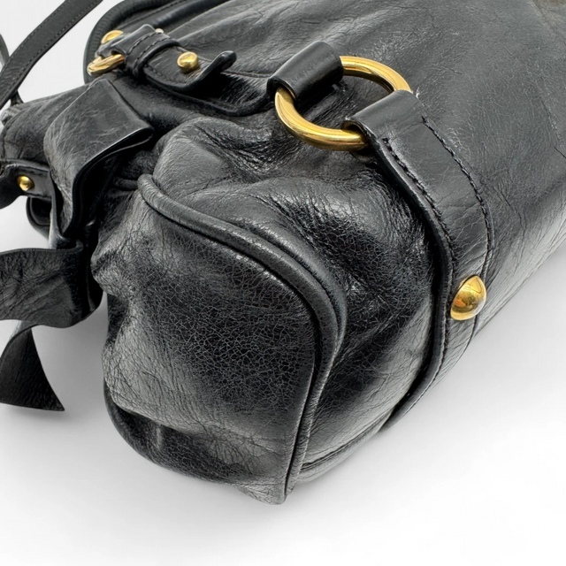 Miu Miu handbag Vitello Satchel small black